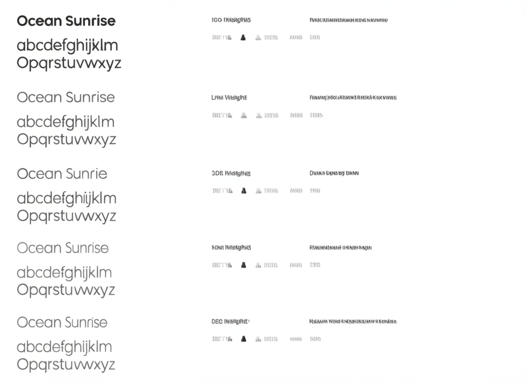Typography and usage guidelines